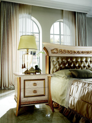 Bedside table Night Console Furniture Bedroom Classic Furniture Classic Baroque