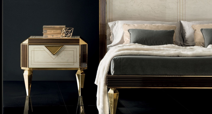 Bedside table Luxury Bedside tables Table Consoles Modern Furniture Console arredoclassic