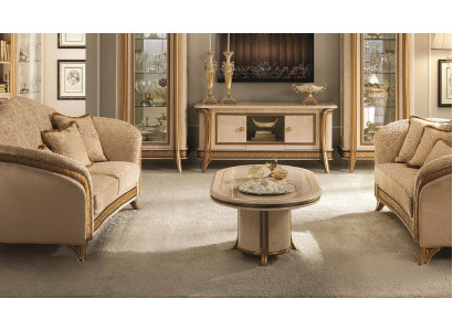 Coffee table Couch oval designer Furniture Baroque Rococo antique Art Nouveau