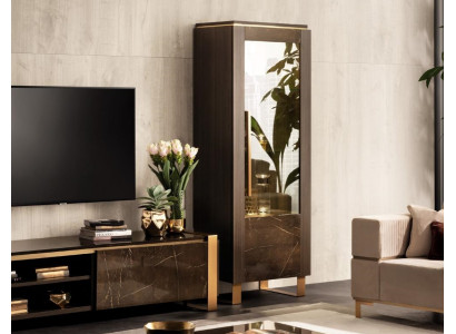 Display case Wood Wardrobe Classic Showcases Wood Cabinets Design Living room Furniture