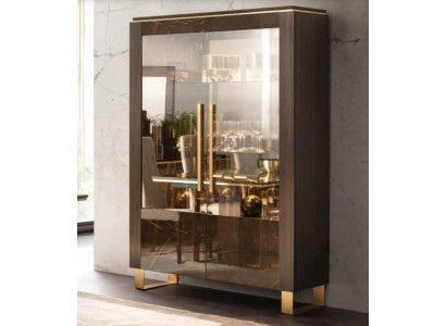 Glass Cabinet Display Case Showcases Luxury Wardrobe Wood Style Glass Shelf Cabinets