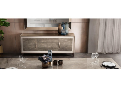 Chest of drawers Sideboard Wood Buffet Display case Luxury Wardrobe Furniture Set arredoclassic