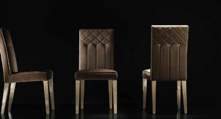 4 Chairs Dining room Chair Rococo Baroque Art Nouveau royal luxury Furniture