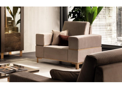 Design Luxury Armchair Chair Sofa 1 Seater TV Lounge Chaise Sofa arredoclassic