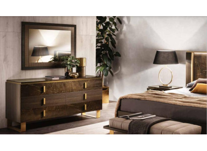 Consoles Table Chest of drawers with Mirror Luxury Furniture Set Console 2pcs. Manufactured