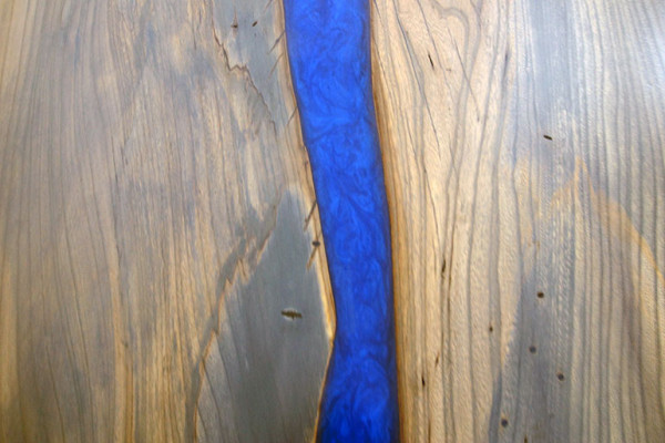 Table epoxy resin Dining table real Wood solid Furniture waterfall epoxy casting resin