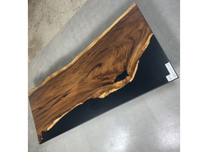 Dining table Black Water River Real Wood River Table 265x100 Tables