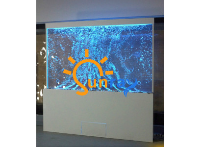 Modern Partition Water Walls LED Decorative Water Wall Illuminated Wall