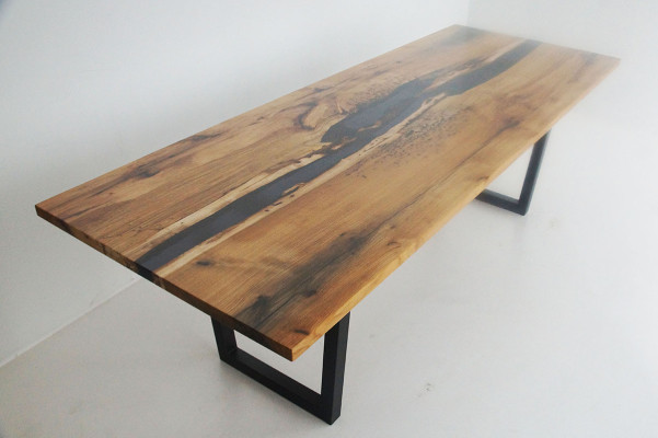 Dining table Wood Tables Living Dining Room Table 220x90 Solid wood dining tables