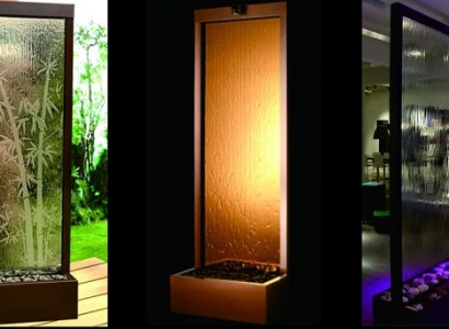 Walls Water Wall Panel LED Water Wall Water Bubbles Wall