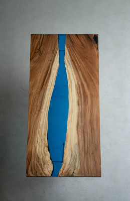 Dining table River Table Real Wood River Table Decoration Solid Epoxy resin Tables