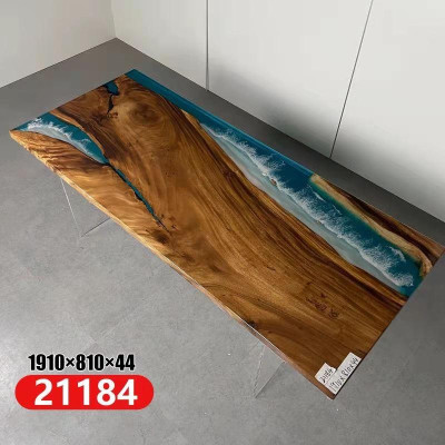 Dining table River Table Real Wood River Table Solid Epoxy resin Decorative Tables