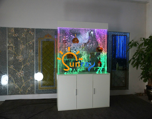 Water Wall Water Wall Column Base Cabinet Divider Ragal Display Case