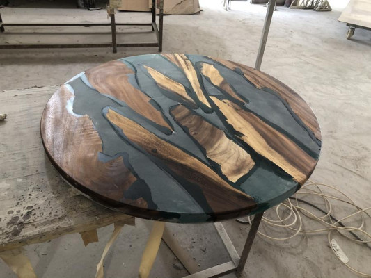 Round Tables Dining table Design Table Modern Sea River Furniture 90 cm