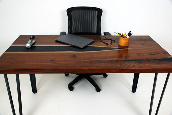 Epoxy resin custom made Table Epoxy River Real Wood Price 1sqm Tables Resin