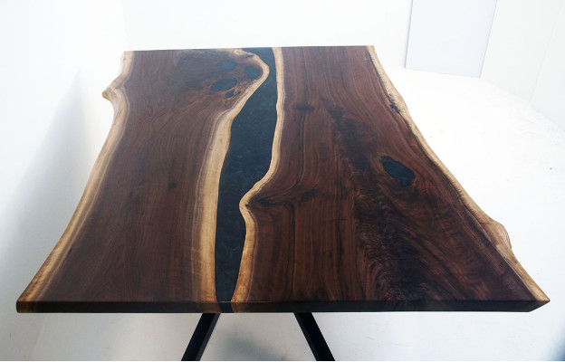 Epoxy resin custom made Table Epoxy Resin River Real Wood Price 1sqm Tables