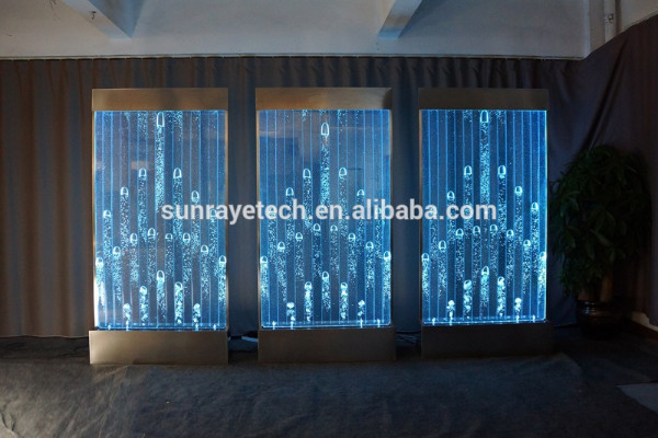 Wall panel with water bubbles LED decorative water wall designer water wall