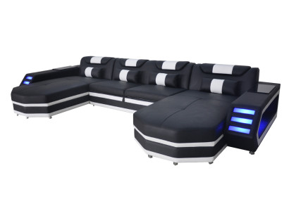 Design Leather Upholstery Seat Corner Leather Upholstery Corner Landscape Room new Living Sofa