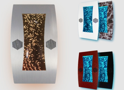 Led water wall design water columns waterfall picture frame 50x80