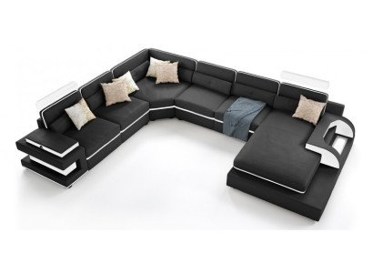 Cozy living ambience with our charming U-shape corner sofa