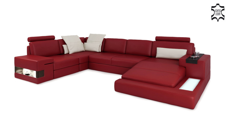 The ultimate U-shaped corner sofa: luxury and comfort in perfection