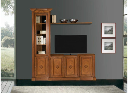 Wardrobe Display case Wood Living room Furniture TV Wall Units Modern Design Wall unit