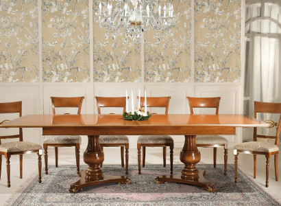 Complete Set Dining table + 6 Chairs Dining room Set Ess Group Wood Table Tables 7 pieces