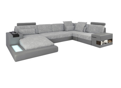 U-shape Furniture SofaBed Features Upholstery Textile Moden Design Corner sofa new Sofa