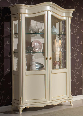 Display case Italian luxury furniture showcases dresser cupboard glass design wardrobe