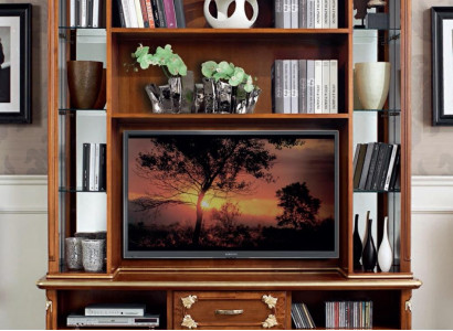 Wall unit Wardrobe Display case Wood Living room Furniture tv wall units design showcases