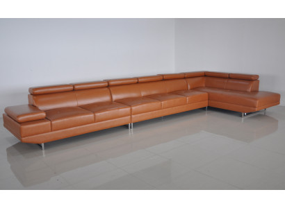 XXL Loung Dream Sofa Couch Upholstery Seat Suite Living landscape Leather Corner +USB