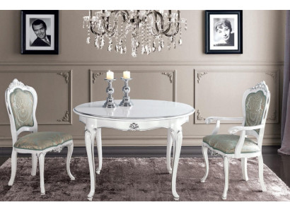 Table Set 2x Chair Dining room chair Chairs Wood Luxury Dining set Suite 3pcs new