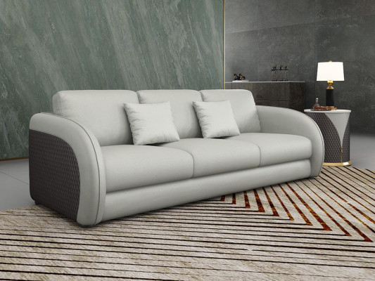 Suite Leather Designer Sofa Couch Upholstery 6pcs. Set Sets Coffee table