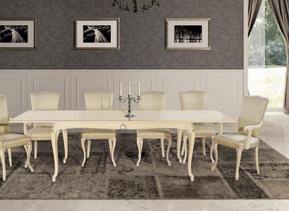Dining table Table Wood xxl Italian Furniture Dining room Tables Dining tables 280cm big