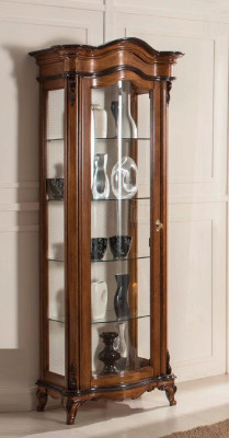 Living room Furniture Solid Wood Display cases Glass Wardrobe Real wood Sideboard Display case