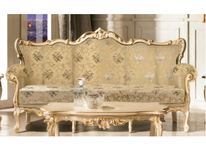 Sofa 3 Seater Couch Wood Furniture Three Seater Couch Sofas Italian Style 200cm