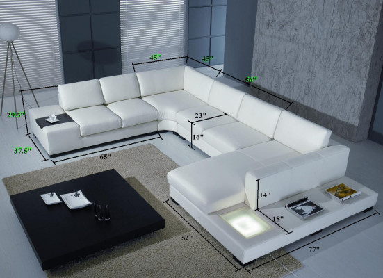 Leather sofa Couch Living landscape Corner sofa Corner Suite Design Modern Sofa A1110
