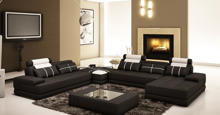 Elegant U-shape designer corner sofa perfect synthesis of style and comfort