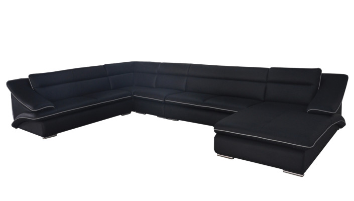 Corner Sofa Leather Couch Corner Suite Corner Landscape U-shape Upholstery new