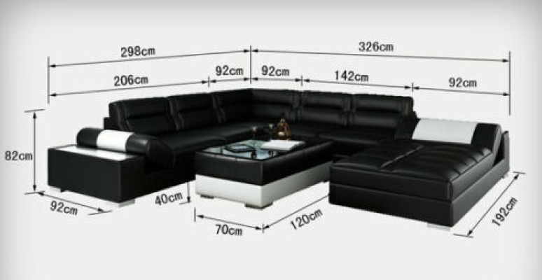 Design Leather Living landscape Corner Sofa Modern Suite Couch Corner new Gray USB