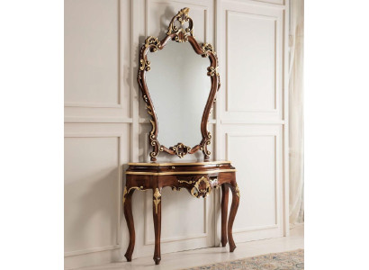 Console table Mirror Sideboard Set new Wood Italian Furniture Style StileElisa