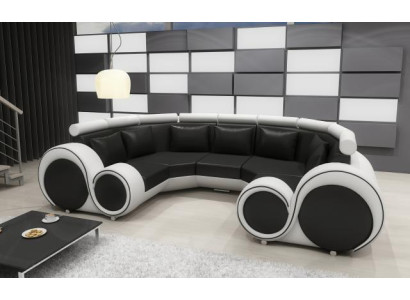 XXL Living landscape Design Upholstery Suite Corner sofa with USB Big Sofa new Couch