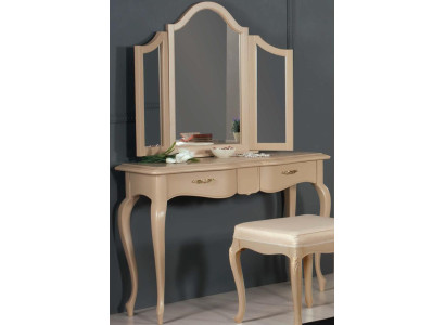 Dressing table with Mirror Bedroom Furniture Design Bedside table Stool 2pcs. new