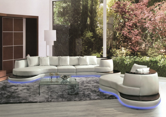 Round sofa with USB Sofa Couch Round Upholstery Couches Suite Corner sofa Seat Round new