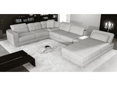 Corner Sofa Couch Upholstery Corner Leather Sofa Couches Furniture new Living landscape U-shape
