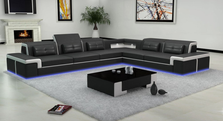 Leather Corner Sofa Couches Living landscape Luxury Suite Corner Sofas Upholstery Couch