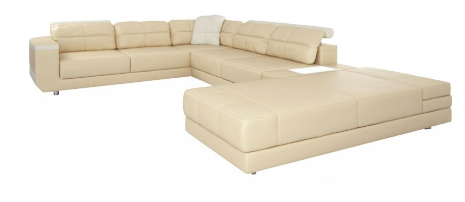 Sofa Corner sofa Couch Design Upholstery Corner sofa Living landscape U-shape Sofas Couches