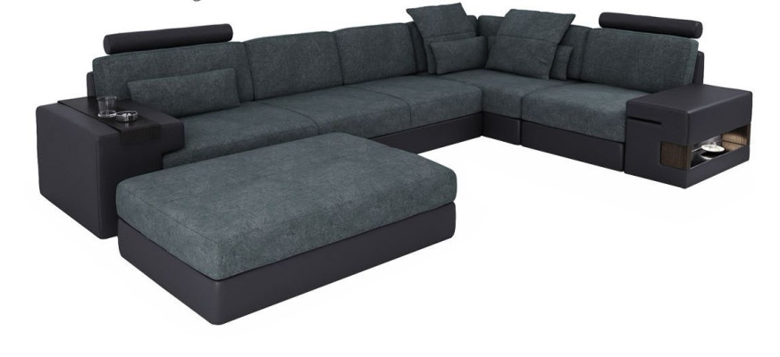 L-shape seating sets seat cushion new Wood Corner sofa Upholstered furniture living landscape