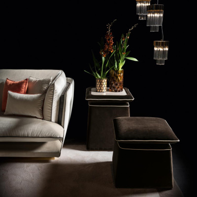 Stool Footstool Ottoman Stool Pouf Living room Designer arredoclassic