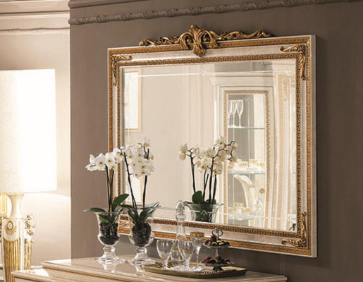 Wall mirror Wood Frame Golden Mirror Hanging mirror Wall mirror Living room new